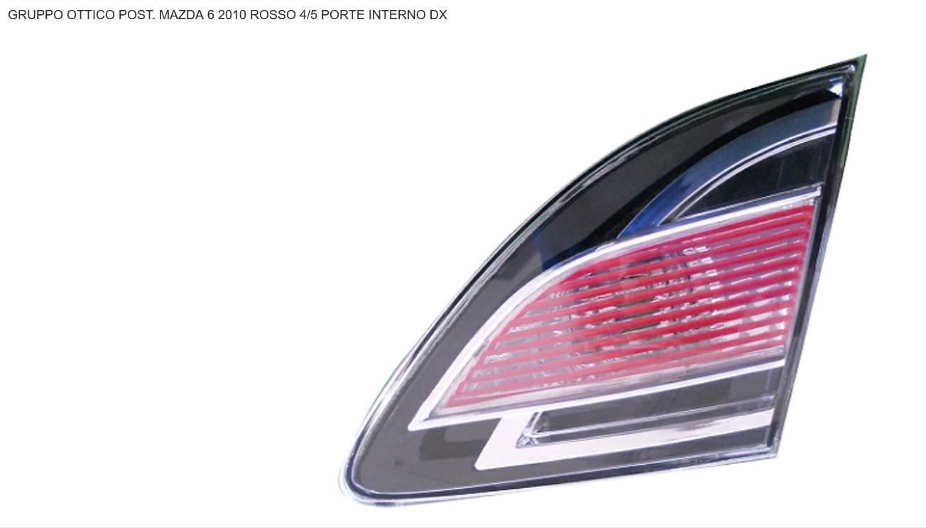 Articolo 100GC - GR OTTICO P/DX INT ROSSO MAZDA 6 07/10> 4/5 PORTE