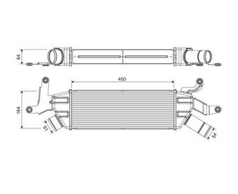 Articolo 4D205 - INTERCOOLER C CROSSER 2.2 Hdi 4007 2.2 Hdi Outlander 2.2DI D 07