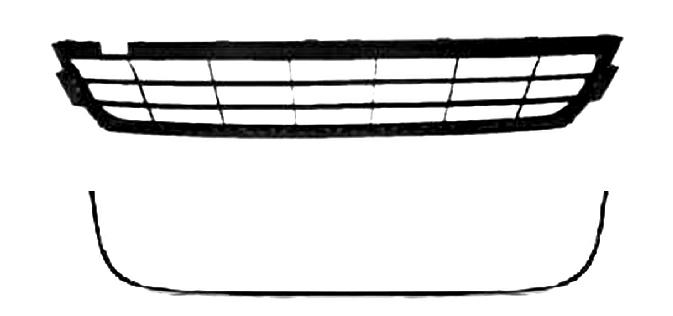 Articolo 4ZN5F - GRIGLIA P/TI ANT C/CORNICE CROM VW SHARAN 01/10>