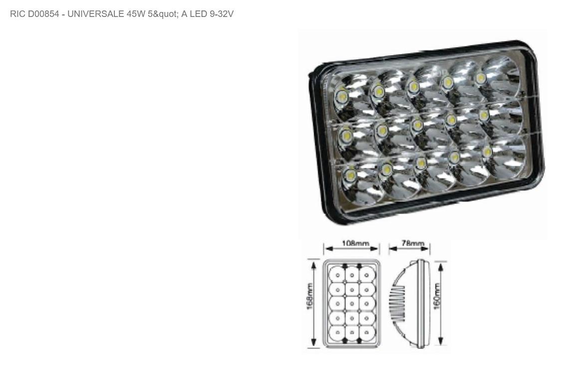 Articolo 5MXC0 - FEND DX-SX UNIVERSALE 45W 5