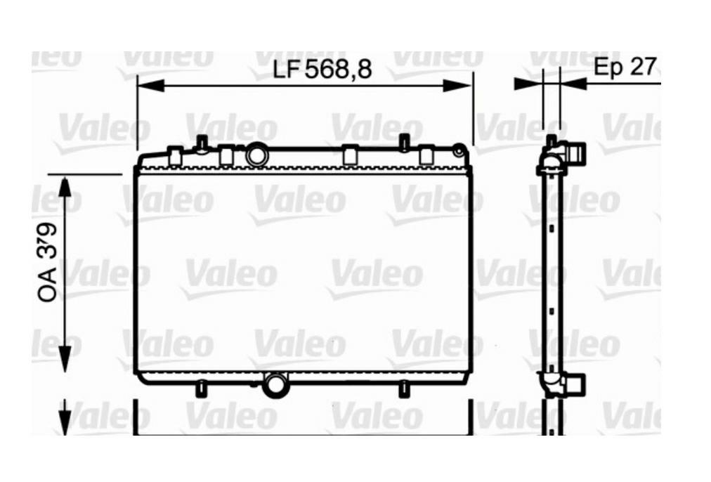 Articolo BG71Q - RAD CITROEN C4 (2004>2010)