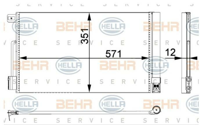 Articolo CNS47 - CONDENSATORE OPEL CORSA/FIAT GRANDE PU