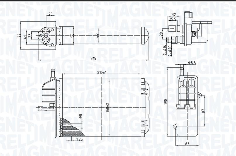 Articolo CWH4Q - SCAMBIATORE DI CALORE  FCA SEICENTO/600