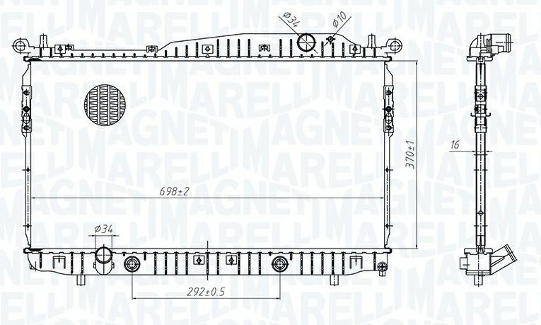 Articolo KTZW9 - RADIATORE CHEVROLET EPICA