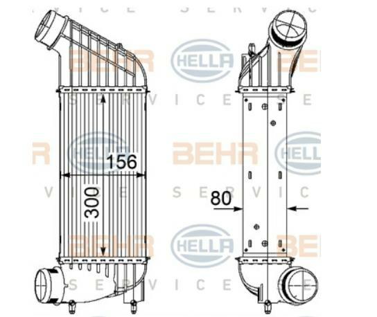 Articolo NPCR4 - INTERCOOLER CITROEN C8/JUMPER/PEUGEOT