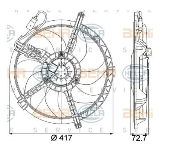Articolo NQK7W - VENTOLA RAD MINI R56/R57