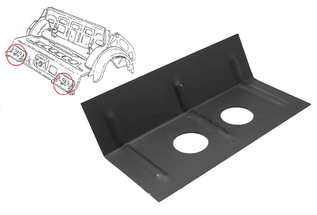 Articolo PCC0Y - STAFFA DX/SX RINF PIANALE POST FIAT 500 D-F-L-R