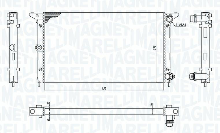 Articolo Q82GF - RADIATORE VW GALAXY II - ALHAMBRA II - VW
