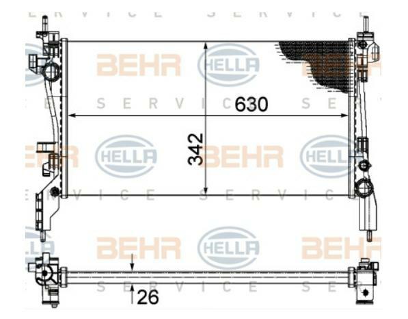 Articolo QCCNR - RADIATORE FIAT FIORINO / QUBO 1.3D C/AC