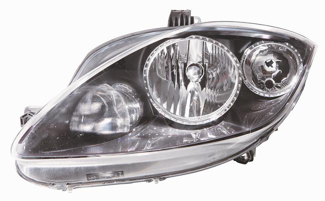 Articolo VNFV1 - FARO DX H7-H1 PRED REG ELETT SEAT LEON 03/09> PARAB NERA