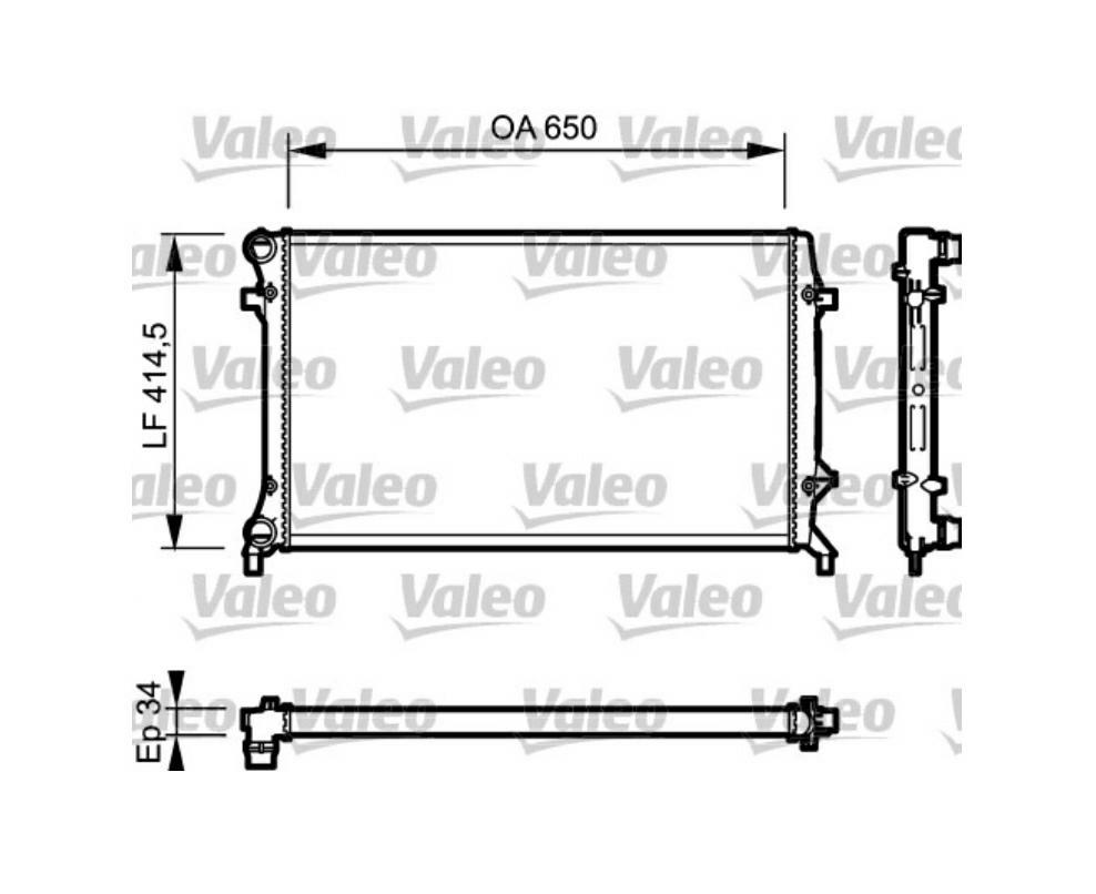 Articolo VP98Z - RAD AUDI A3 (05/03-06/08)