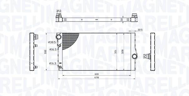 Articolo W6QNK - RADIATORE BMW 5 (F10) 520 D