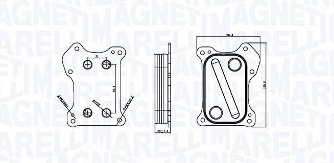 Articolo WCFM1 - RADIATORE OLIO OPEL CORSA D 1.3 CDTI