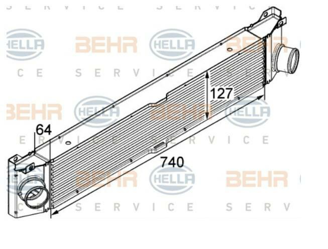 Articolo X6016 - INTERCOOLER CITROEN JUMPER/FIAT DUCAT