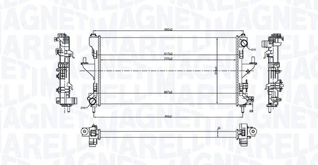 Articolo XWBDV - RADIATORE PEUG - CITROEN -