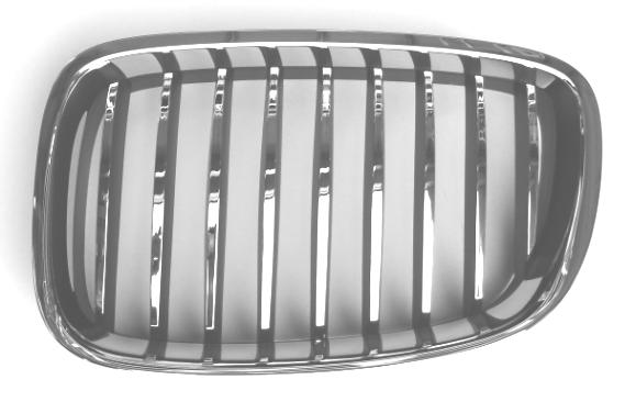 Articolo Y651Z - GRIGLIA A/SX CROM-NERA BMW SERIE 5 GRAN TURISMO 01/10>