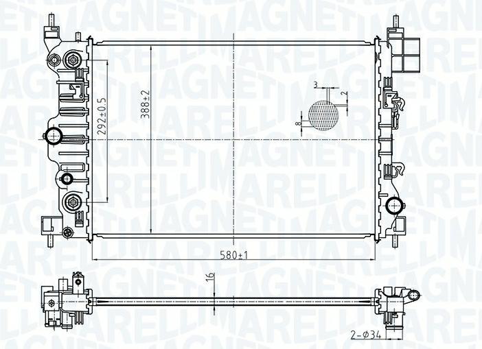 Articolo ZTP92 - RADIATORE CHEVROLET AVEO-SONIC